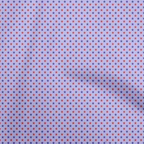 oneOone Cotton Poplin Medium Purple Fabric Stars Sewing Fabric By The Yard Printed Diy Clothing Sewing Supplies 56 Inch Wide