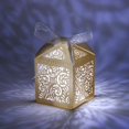 thumbnail image 4 of Cajas de regalo COTOPHER, 60 unidades, color beige, 5 x 5 x 7 cm, con cinta, 4 of 6