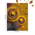 thumbnail image 3 of Abstract Geometric Circles Canvas Print, Suitable for Living Room, Office, Dining Room, Cafe, 3 of 8