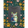 thumbnail image 3 of Colorful Welsh Corgi Sprinting T-Shirt Men -Image by Shutterstock, Male x-Large, 3 of 4