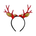 thumbnail image 1 of Diademas de reno Diadema navideña novedosa con orejas de reno Diadema con orejas de reno para accesorios de disfraces de fiesta navideña, 1 of 6