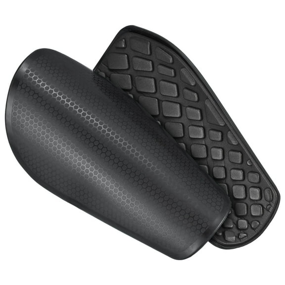 Size M Soccer Shin Guards, EVA Cushion Protection Sport Protective Pad, Black