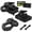 Black&Black, variant on AMBULL Tractor Bucket Grab Hook with 5/8" D-Ring Shackle Combo, Bolt-On Tow Hook and D-ring Shackle, Matching Backing Plate, Rubber Gaskets & Isolators, 20000LBS Breaking Strength, 2 Set, Black&Black
