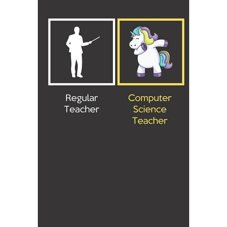 Sufjan Stevens Christmas Unicorn Regular Teacher Computer Science Teacher : Funny Dabbing Unicorn Journal Diary Notebook For Teacher Appreciation, Christmas, Graduation Gifts for Education Elementary High School and Middle School Teaching ()