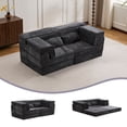 thumbnail image 5 of SOULART 78.74" Loveseat Sofa,Dark Gray Convertible Floor Sofa Bed,Boneless Sectional Sofa,No Assembly Required, 5 of 7