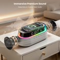 thumbnail image 2 of Reloj despertador con altavoz Bluetooth KUANGXIANG 15W inalámbrico, 2 of 7