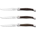 thumbnail image 1 of Cuchillos de Acero Inoxidable LaguioleWoodDark 3pzas 23 cm Madera Cafe Oscuro Acero Inoxidable Cuchillo para carne, 1 of 4