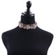 thumbnail image 4 of Collar de aleación Qarigey para mujer colgante portátil decorativo elegante colorido ajustable rojo azul, 4 of 6