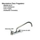 thumbnail image 2 of Llave Mezcladora Agua Fregadero O Tarja De Cocina Idrop  Cromado Cuerpo Plastico Cuello Acero, 2 of 3
