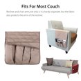 thumbnail image 5 of TSV Couch Sofa Chair Armrest Organizer, Anti-Slip Recliner Chair Armrest Cover Storage Holder, 5 Pockets Armchair Caddy for Smart Phone, Book, Magazines, TV Remote Controls, 5 of 8