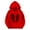 Red, variant on Hoodies for Girls Solid Color Pullover Top Classic Long Sleeve Autumn Winter Hooded Sweatshirts Fleece Padded Warmth Lounge Coats Holiday Outdoor Activewear Children Hoodie Black 7-8 Years