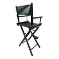 thumbnail image 6 of Set of 2 Outdoor Indoor Wooden Folding Chair, Portable Canvas Director Chair for Picnic Beach Camping Event Backyard Barbecue, Blace, 6 of 8