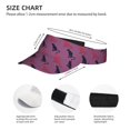 thumbnail image 3 of Kdxio Leopard Print Print Sun Visor Hat Golf Visor Adjustable Velcro Outdoor Sports Cap for Men Women, 3 of 7