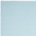 thumbnail image 4 of SAFAVIEH Montauk Kimberlyn Geometric Diamond Cotton Runner Rug, Turquoise/Ivory, 2'3" x 11', 4 of 5