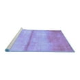 thumbnail image 2 of Ahgly Company Machine Washable Indoor Rectangle Abstract Blue Contemporary Area Rugs, 4' x 6', 2 of 4
