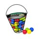 thumbnail image 5 of Bolas de práctica de golf de 50 piezas, bolas de entrenamiento, multifuncional, realista, con cubo de almacenamiento, accesorios de golf para al aire, 5 of 8