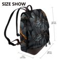 thumbnail image 2 of Easygdp Full Moon Black Dragon Mochila de Cuero para Mujeres, Bolso de Hombro, Bolsos de Mano de Moda para Trabajo y Viajes, 2 of 4