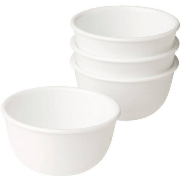 Corelle Winter Frost White 12 oz Glass Rice Bowl (Set of 4)