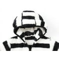 thumbnail image 3 of EQWLJWE Toddler Kids Baby Girls Boys Zipper Striped Thick Hooded Coat Warm Outwear Girls' Outerwear Holiday Clearance, 3 of 8