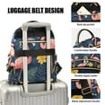 thumbnail image 3 of FORMRS Mini Backpack Purse for Women Travel Daypack Casual Shoulder Bag, Floral Flamingo, 3 of 7