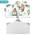 thumbnail image 3 of Cute Cartoon Groundhog Kids Hooded Beach Towel Baby Bath Poncho Towels with Hood Absorbent 50"x23.5" for Pool Swimming, 3 of 7