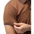 thumbnail image 5 of X RAY Jeans Mens Short Sleeve Pieced Pique Tipped Polo, Sienna, XL, 5 of 5