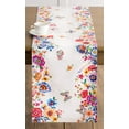 thumbnail image 2 of Maison d' Hermine Happy Florals - High Summer 100% Cotton Table Runner for Party | Dinner | Holidays | Kitchen | Spring/Summer [Double Layer (14.5 Inch by 72 Inch)], 2 of 5
