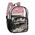 thumbnail image 5 of ALAZA Clear Backpack Footballs PVC Transparent BookBag, 5 of 7