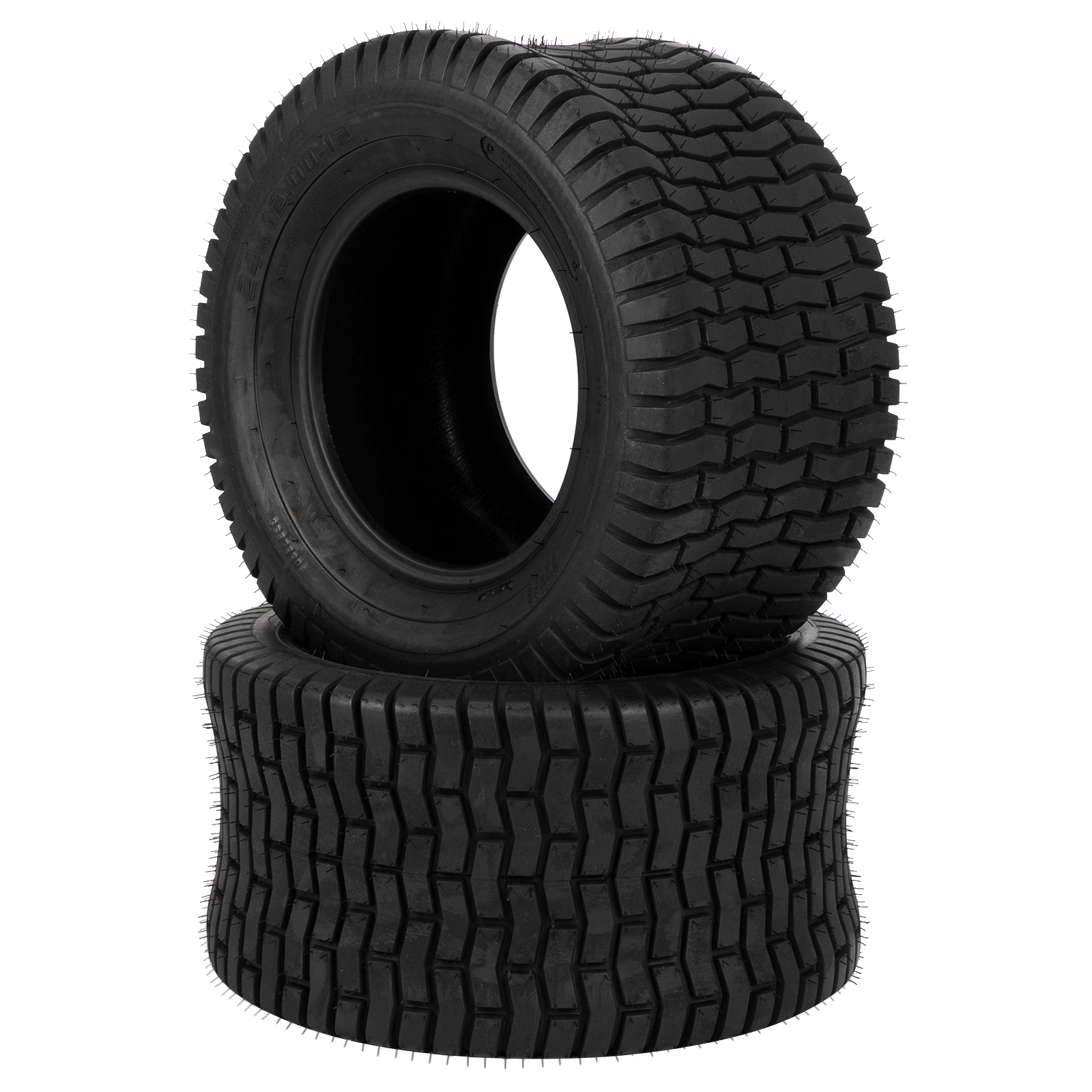 QEEK 24 x12.0012 6 Ply HEAVY DUTY Turf Master Lawn Mower Tires