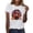 White#halloween t shirts for women cat, variant on Yeaiivve Halloween Shirts for Women Short Sleeve Funny Witch Pumpkin Printed Tunic Tops Breathable Casual Graphic Tees Loose Fit Crewneck Blouse L