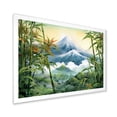 thumbnail image 5 of Designart "Bamboo Charm Near A Japanese Volcano" Bamboo Picture Framed Wall Decor, 5 of 5