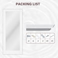 thumbnail image 3 of 72" x 80" Full Lite Mirrored Closet Sliding Doors With Hardware Kit, 3 of 6