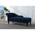 thumbnail image 2 of Harrison Touffeté Chaise Longue Bleu Nuit, 2 of 14