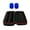Blue, variant on Wireless Microphone Case Storage Box Double Handheld Mic Travel Box with Windscreen for Karaoke Singing Party Accessory