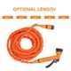 thumbnail image 4 of Manguera de alta presión de 125 pies, color naranja, ideal para lavado de autos y riego de jardines, incluye boquilla de pulverización y conector de grifo., 4 of 6
