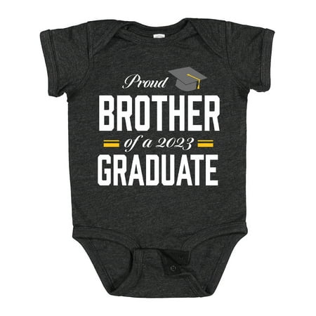 

Inktastic Proud Brother of a 2023 Graduate Gift Baby Boy or Baby Girl Bodysuit
