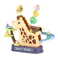thumbnail image 4 of Divertido juego de subir escaleras con animales pequeños, animales encantadores que persiguen el juego de pista de carreras para niños y niñas de 3, 3 piezas animales, 4 of 8