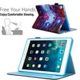 thumbnail image 3 of Dteck Case for Apple iPad 5th/6th Generation 9.7" (2017/2018),iPad Air 1st Gen/Air 2 ,Magnetic Patterned PU Leather Card Wallet Kickstand Case Smart Cover with Auto Wake/Sleep,Starry sky, 3 of 5