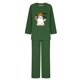 thumbnail image 4 of Puntoco Traje De Pantalón Y top De Manga Larga Con Cuello Redondo Y Estampado De Halloween Para Mujer Verde Militar Xxxxl, 4 of 4