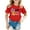 Red, variant on Gunia 100 Day Of School Shirt Kids Boys Girls Fashion Casual Print Round Neck Loose Short Sleeve T Shirt Top Tee Tshirts 3-13 Years