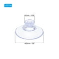 thumbnail image 2 of Uxcell 20mm/0.8 Inch PVC Suction Cups Sucker Pads Without Hooks for Home Kitchen Hanging, Clear 10 Pack, 2 of 5