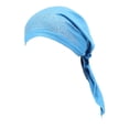 thumbnail image 5 of Womens Head Scarf Pre Tied Chemo Hat Beanie Sleep Turban Headwear for Cancer Blue, 5 of 5
