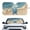 Blue Sea Turtle Print, variant on XYZCANDO Sloth Car Windshield Sunshades Foldable Window Shade Sun Visor Protector Windshield Block UV Rays Sun Shade Visor Protector Universal Fit for Most Cars,SUV,Sedan