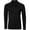 Black, variant on Men's Solid Long Sleeve Golf Polo Shirt for Golfing White 3Xl