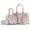 Pink, variant on 3PCS Purses for Women Tote Bag and Wallet Set Shoulder Satchel Handbags, Pink