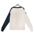 thumbnail image 4 of Pulls pour Femmes Automne/hiver Cardigans Pulls Manteau Tricoté Pull Rayé Col Rond Mode Pull, 4 of 6