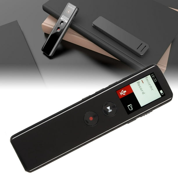 Grabadora de Voz Digital de 32 GB Dispositivo de Grabación con DSP Grabación con Temporizador Voz a Texto Grabadora de para Reuniones Grabados Clases Entrevistas