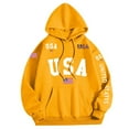 thumbnail image 4 of CONROSES Mens Hoodies Patriotic Usa Flag Graphic Hoodie for Men Long Sleeve Warm Pullover Hooded Sweatshirt Soft Fall Winter Sweatshirts With Pocket, 4 of 4