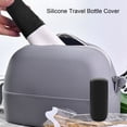 thumbnail image 3 of Homerr Silicone Bottle Cover 5Pcs Bottle Cover Reusable Stretchable Silicone Bottle Protector Leak-proof Bottle Holder for Travel Essentials Leak-proof Toiletry Cover, 3 of 9