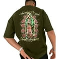 thumbnail image 5 of Unisex T-Shirt, Virgen de Guadalupe Nuestra Virgen Graphic Tee, Faith-Inspired Mexican Catholic Shirt for Men and Women, Classic Cotton Religious Apparel, Sizes S–5XL, 5 of 7